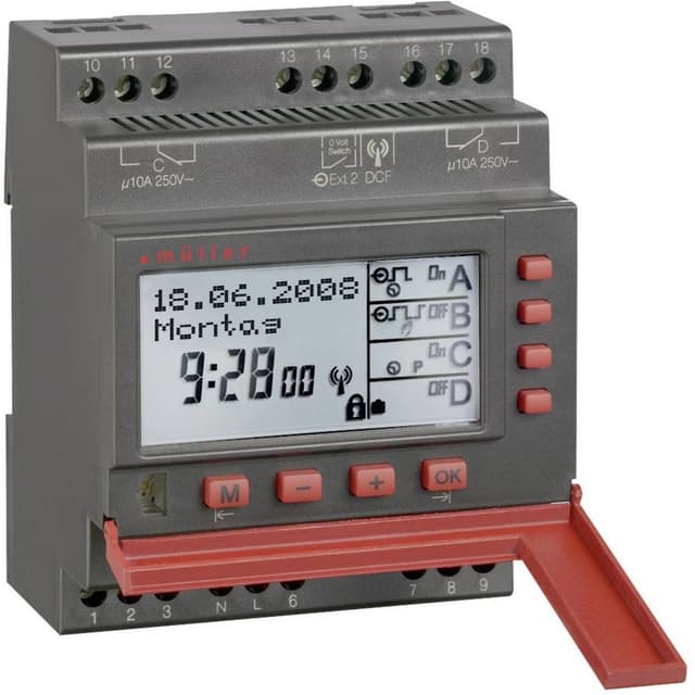 Müller SC 88.20 pro 230V 50-60Hz Timer til DIN-skinne