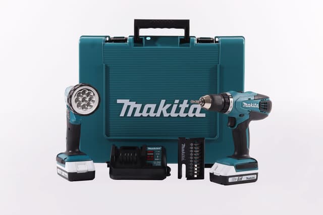 Makita DF457DWLX1 Batteri boremaskine 18 V 1.5 Ah
