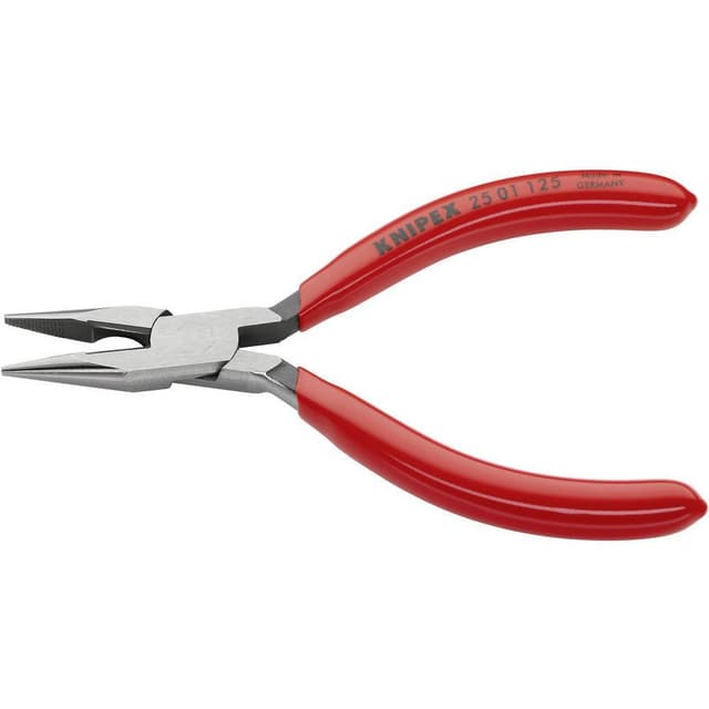 Knipex 25 01 125 Elektronik og finmekanik Fladrundtang Lige 125 mm