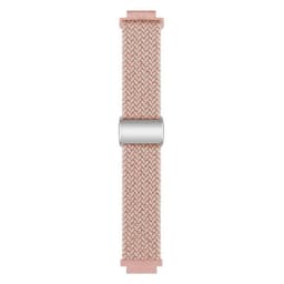 Flettet magnetisk urrem Garmin VivoActive 4S - Starlight Pink