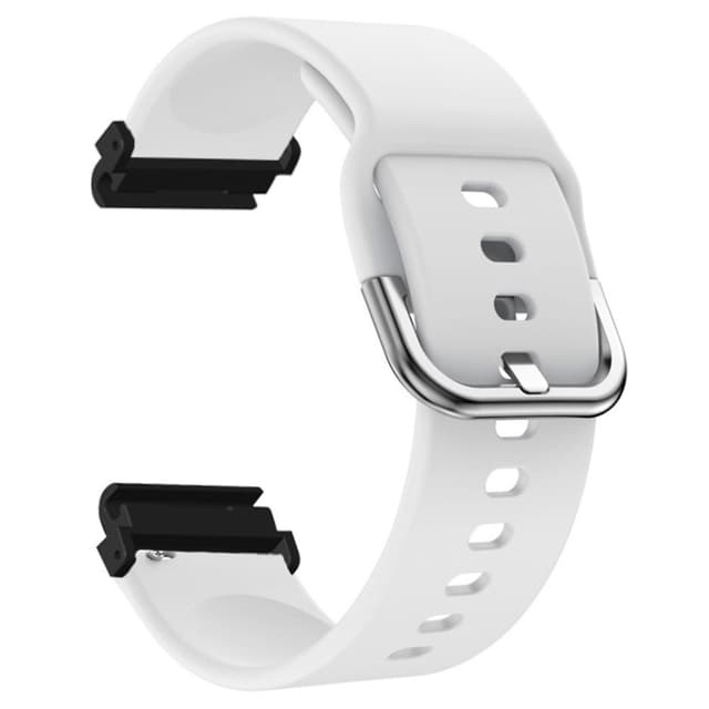 SKALO Garmin Fenix 8 Amoled 43mm Silikonearmbånd Formtilpasset - Hvid
