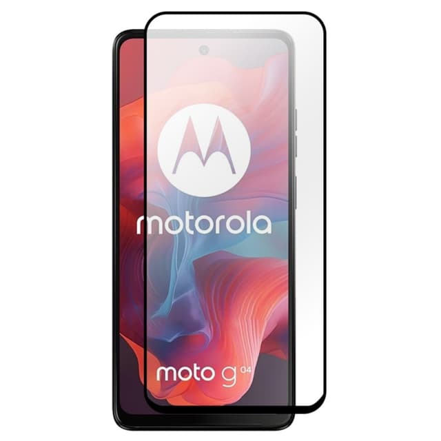 2-PAK SKALO Motorola Moto E14 FULL-FIT Hærdet Glas Skærmbeskyttelse - Sort