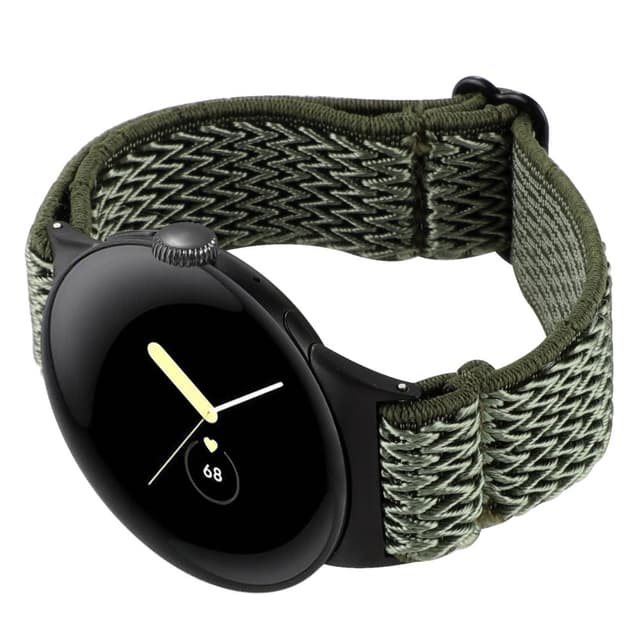 SKALO Flettet nylonrem Google Pixel Watch / Pixel Watch 2 - Grøn