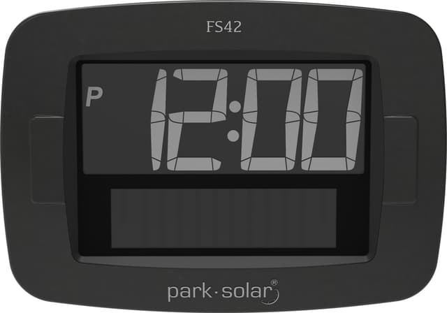 Park Solar Magnetisk elektronisk parkeringsskive FS42 (sort)