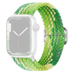 SKALO Flettet Rem Apple Watch Series 10 46mm - Grøn-Lime Grøn