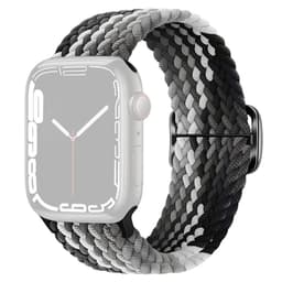 SKALO Flettet Rem Apple Watch SE 44mm - Grå-Sort