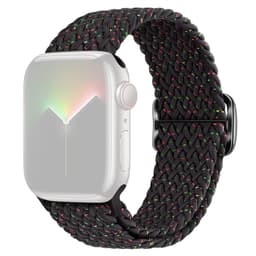 SKALO Flettet Rem Apple Watch Series 7-9 45mm - Sort-Prikker