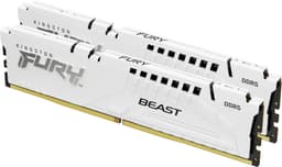 Kingston FURY Beast RGB 64GB DDR5 RAM 6000MT/s CL36 (hvid)