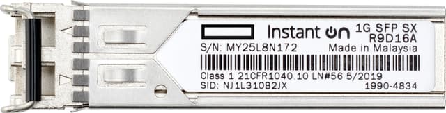 HPE Networking IO 1G SFP LC SX 500m MMF transceiver