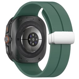 SKALO Silikonearmbånd metallspænde Samsung Watch Ultra 47mm - Grøn
