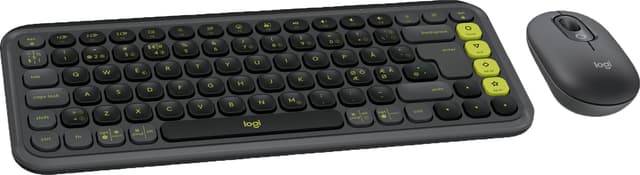 Logitech POP Icon tastatur og mus (grafit)
