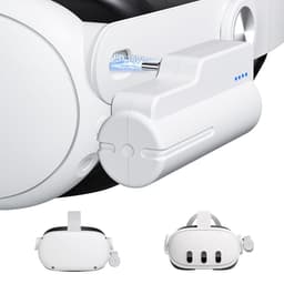 Til Meta Quest 3 Quest 2 5000mAh 18W hurtig batteri Powerbank med LED-indikator