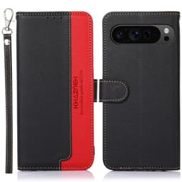 KHAZNEH Til Google Pixel 9 Pro XL Pung Etui Litchi Struktur Telefoncover