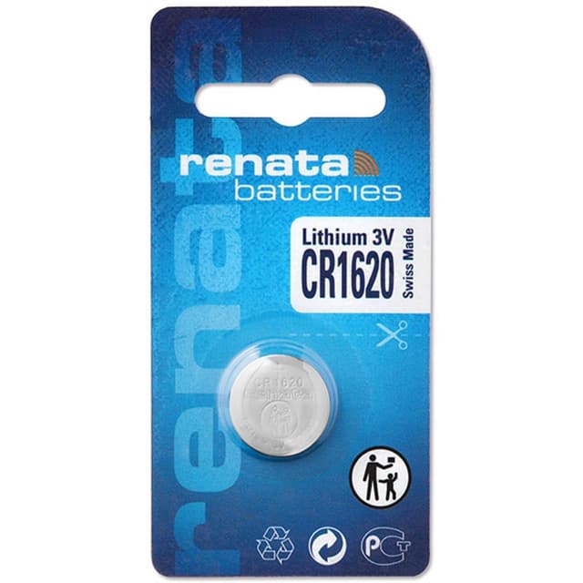 Renata Knapcellebatteri CR 1620 3 V 1 stk 68 mAh
