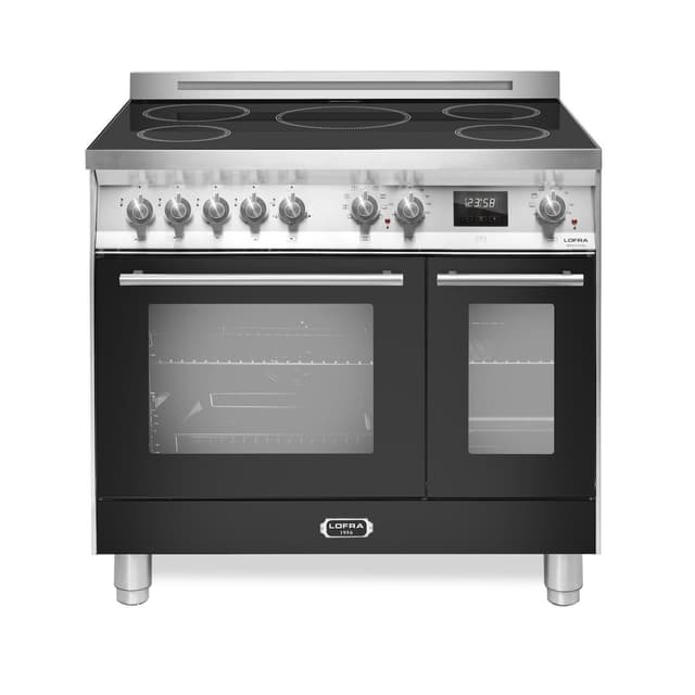 Lofra Komfur - Venezia 90 cm (2 ovne) (Sort) Induktion