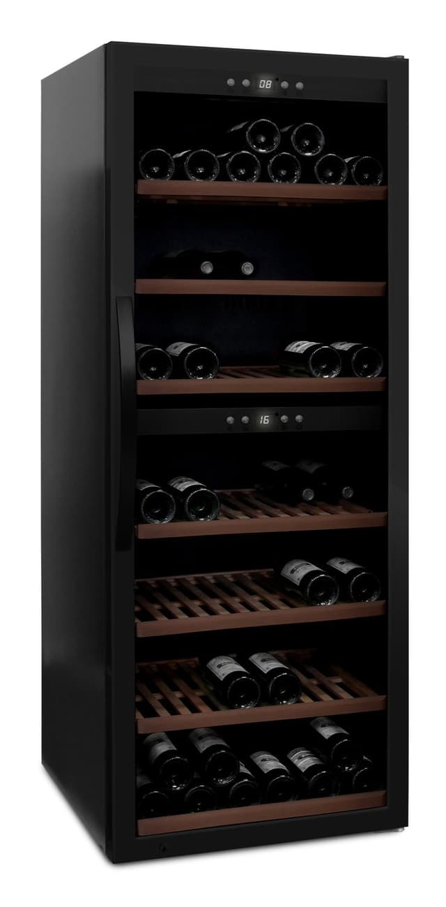 Fritstående vinkøleskab - WineExpert 126 Fullglass Black