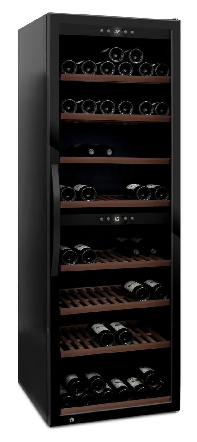 Fritstående vinkøleskab - WineExpert 180 Fullglass Black