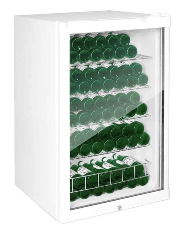 Fritstående Ølkøleskab / drikkevarekøler - Polar Collection 115 L, Hvidt