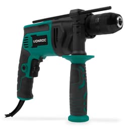 VONROC Borehammer - 850W | PRO | Ø13mm metal borehoved| Inkl. Dybdeanslag og sidegreb