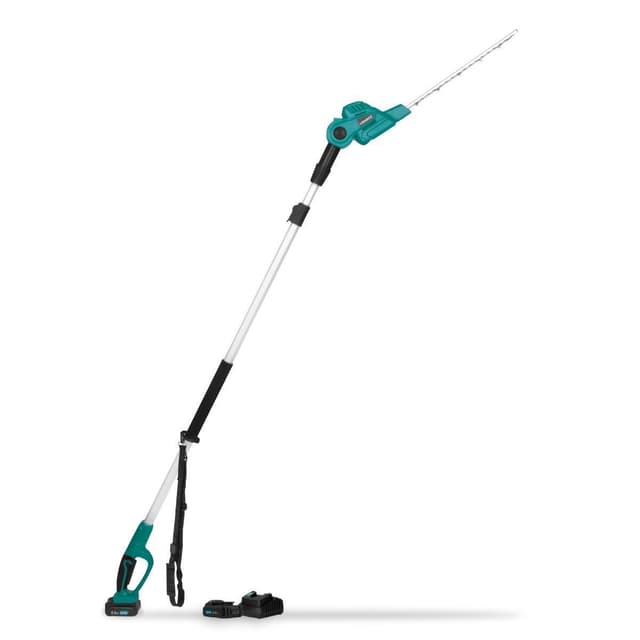 VONROC Hækkeklipper 20V - Teleskop 200 op til 270 cm. | Inkl. 2x 2.0Ah akku og oplader