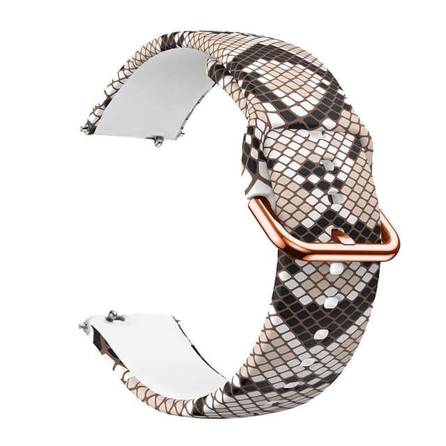 Silikone urrem til Samsung Galaxy Watch Slangeskindsmønster 20 mm