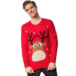 Julesweater Sødt Rensdyr - M