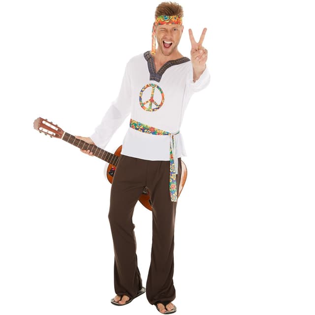 Hippie Jimmy kostume - L