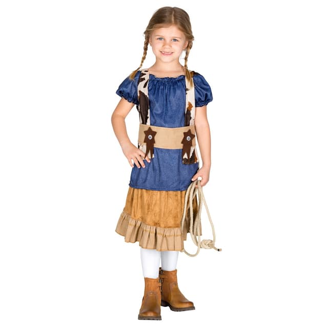 Cowgirl Wynonna kostume - 128 (8-10y)