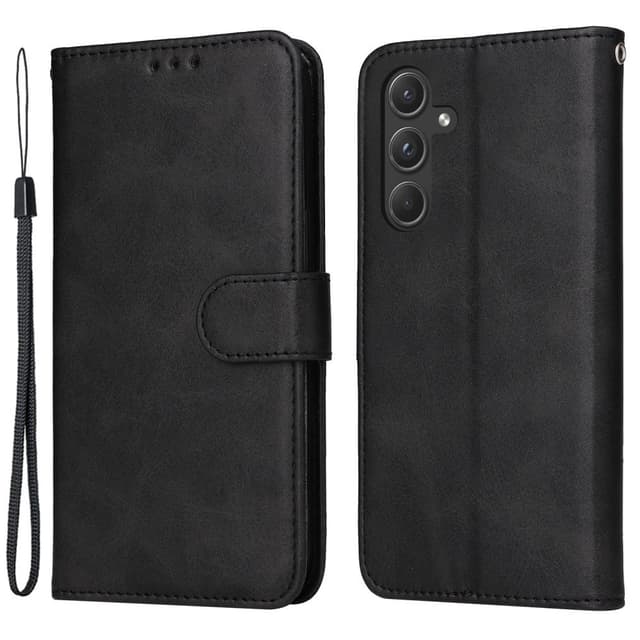 SKALO Samsung A55 5G PU-læder Pungetui - Sort