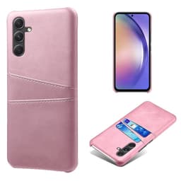 SKALO Samsung A35 5G PU-læder Kortholder Cover - Rosa guld