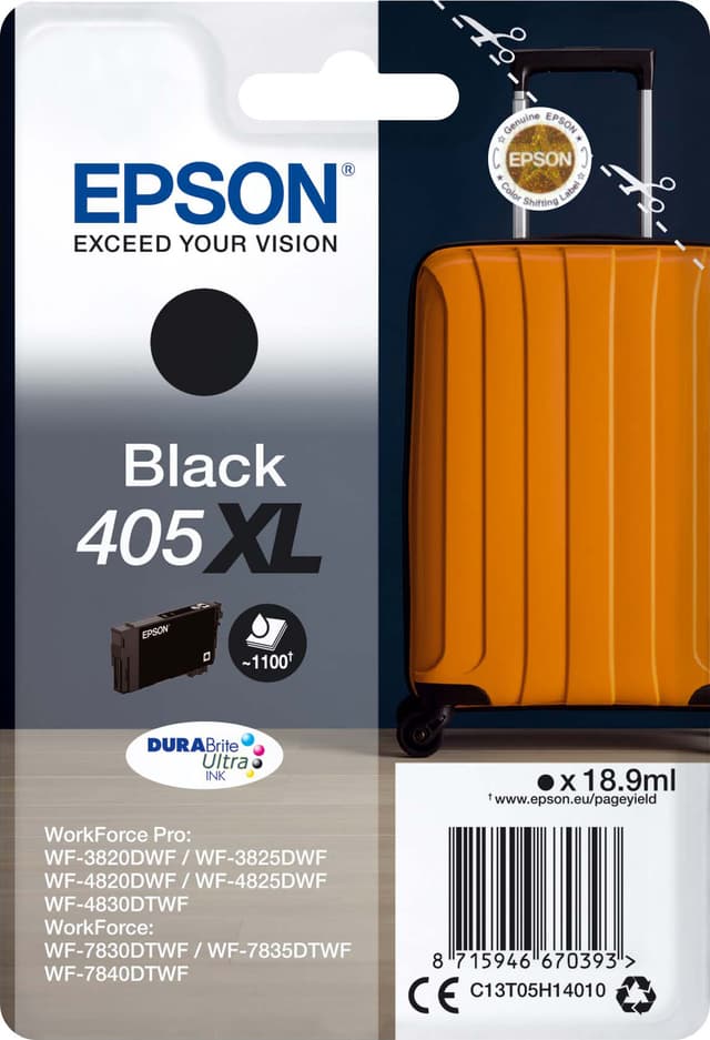 EPSON 405XL blækpatron (sort)