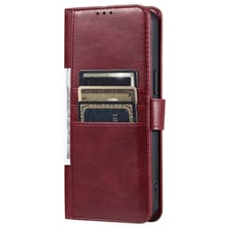 Tegnebogscover 6-kort Sony Xperia 10 VI - Vinrød