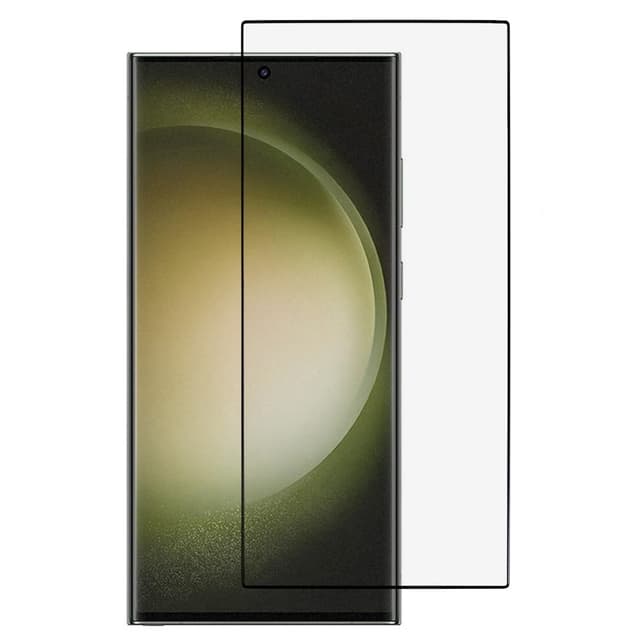 SKALO Samsung S24 Ultra FULL-FIT Hærdet Glas Skærmbeskyttelse