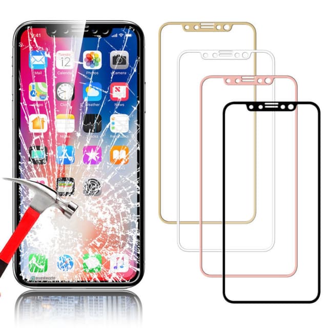 SKALO iPhone 11 Pro FULL-FIT Hærdet Glas Skærmbeskyttelse - Sort