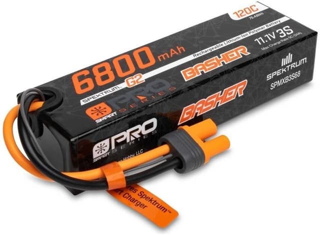 3s  6800mAh - 120C - Spektrum Basher LiPo G2 IC5
