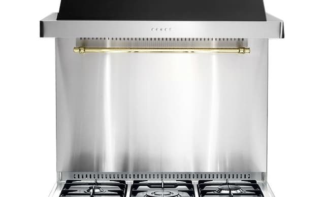Lofra - Stænkplade 90 cm Messing