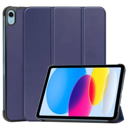 SKALO iPad 10.9 (2022) Trifold Flip Cover - Blå
