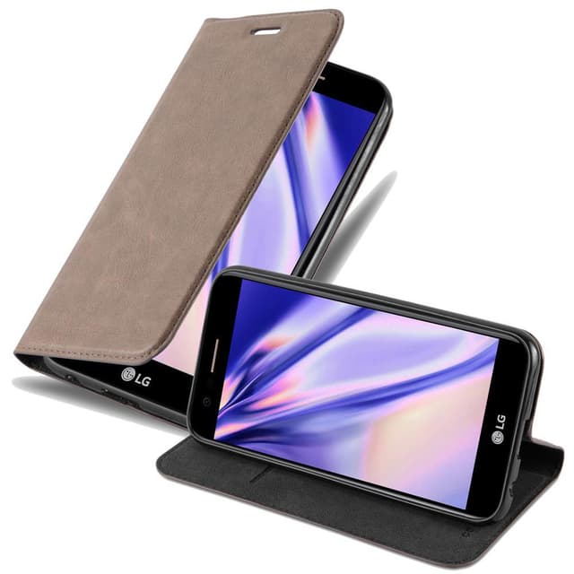 Cover LG K10 2017 Etui Case (Brun)