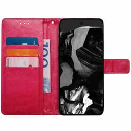 Wallet cover 3-kort Google Pixel 9 Pro XL - Lyserød