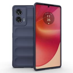 SKALO Motorola Edge 50 Fusion Rugged Bumpers TPU-Cover - Mørkeblå