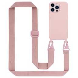iPhone 13 PRO Etui Cover Kæde (Lyserød)
