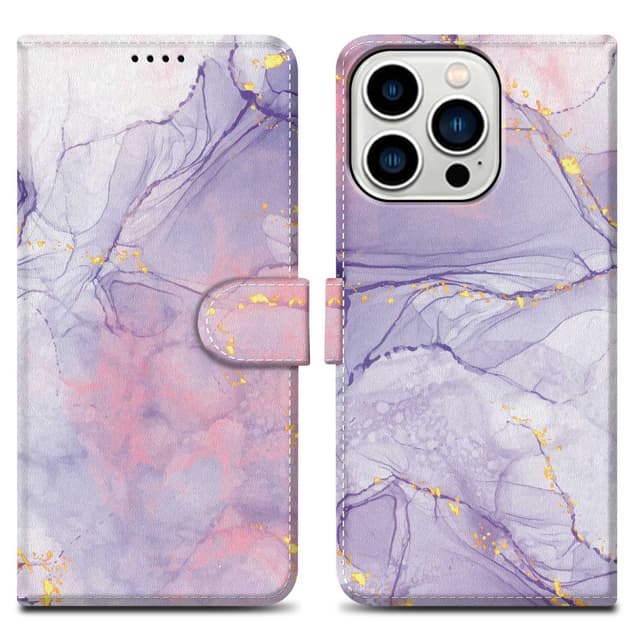 iPhone 14 PRO Pungetui Cover Case (Lilla)