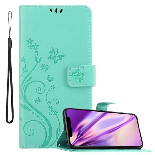 iPhone XS MAX Pungetui Cover Case (Turkis)
