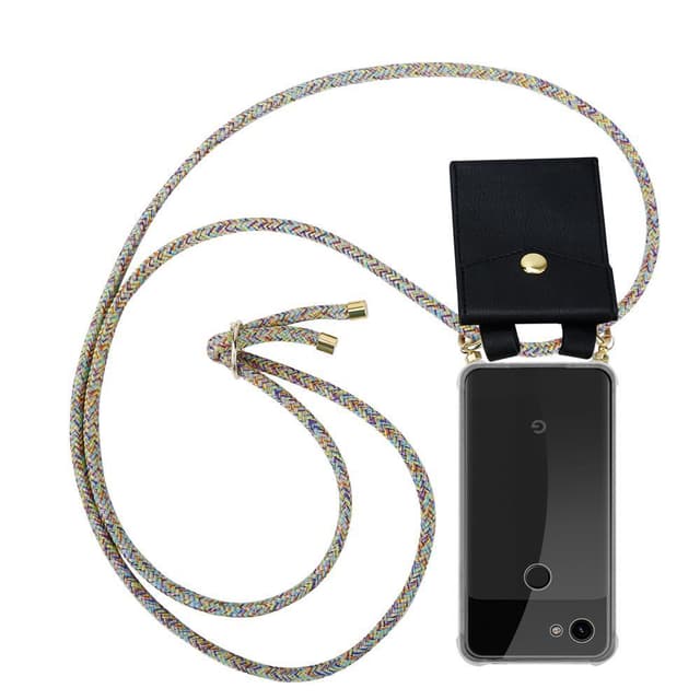Google PIXEL 3A Etui Cover Kæde (Gul)