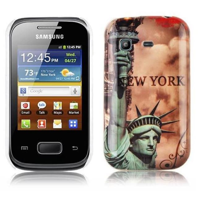 Samsung Galaxy POCKET Etui Case Cover (Brun)