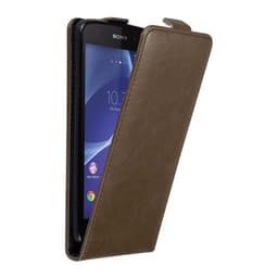Sony Xperia Z2 Pungetui Flip Cover (Brun)