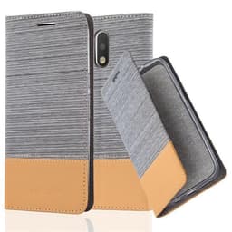 Motorola MOTO G4 / G4 PLUS Pungetui Cover Case (Grå)