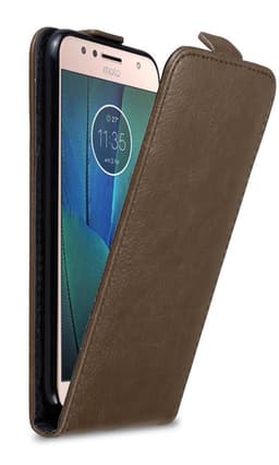 Motorola MOTO G5S PLUS Pungetui Flip Cover (Brun)