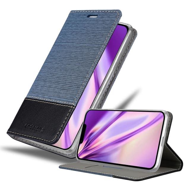 iPhone 14 PLUS Pungetui Cover Case (Blå)