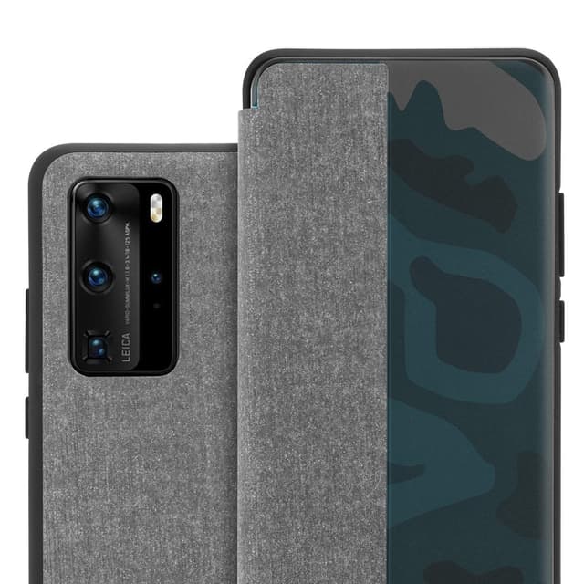 Huawei P40 PRO / P40 PRO+ Pungetui Cover Case (Grå)
